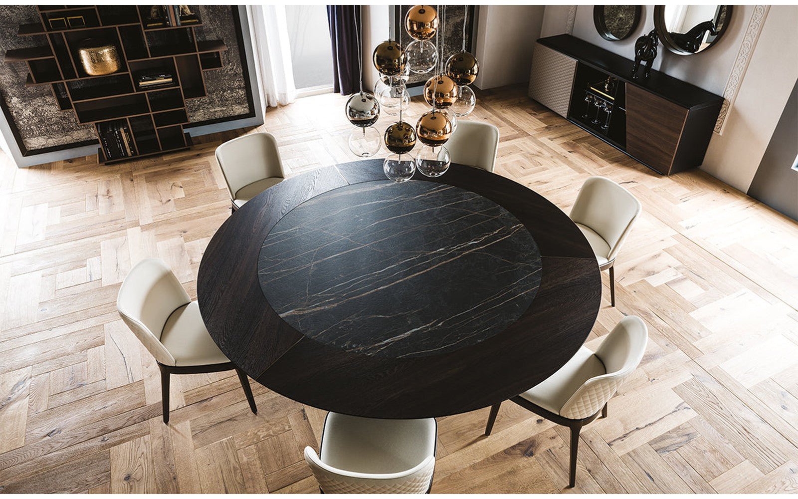 Skorpio Ker-Wood Round Table