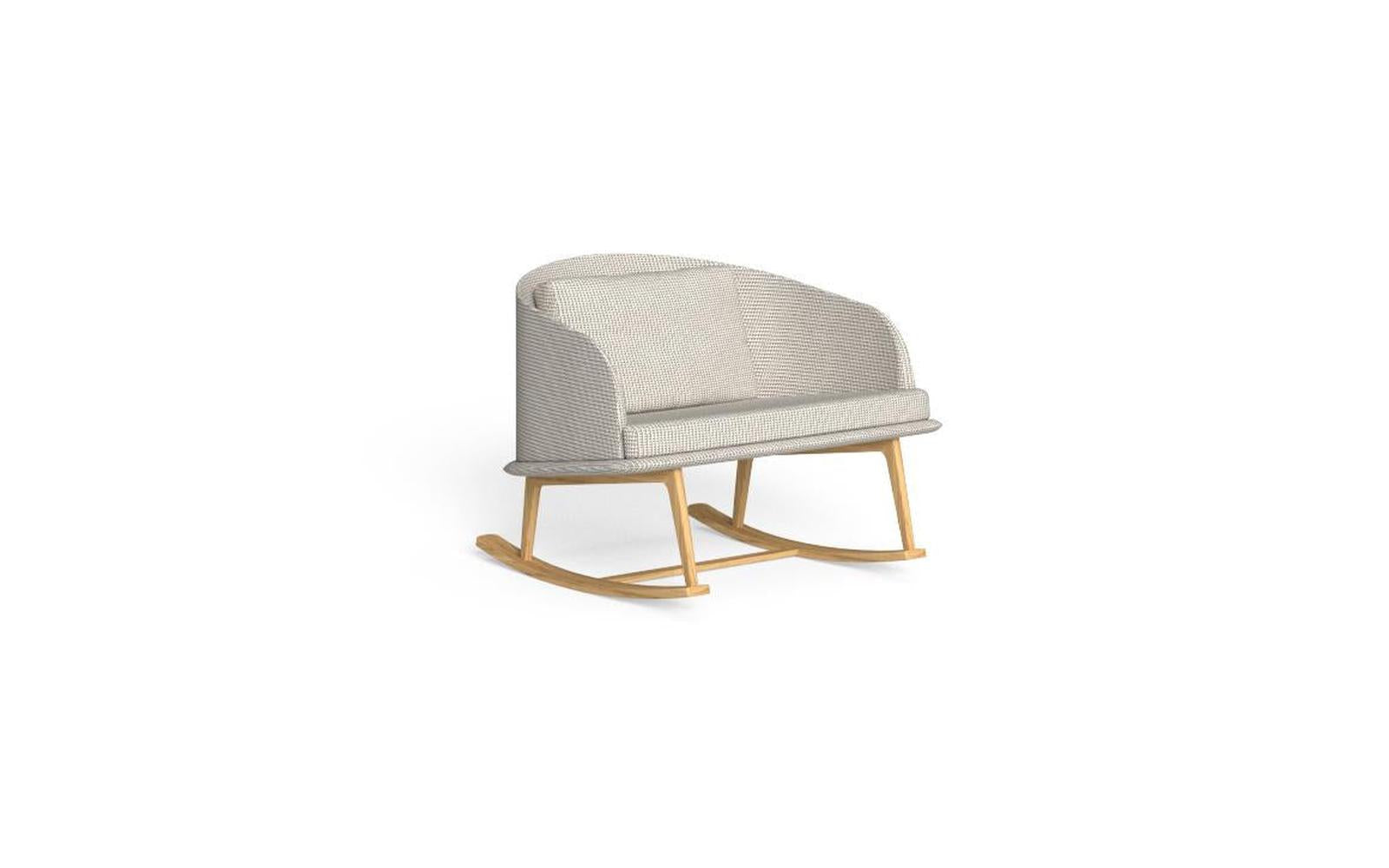 Cleosoft Wood Rocking Chair