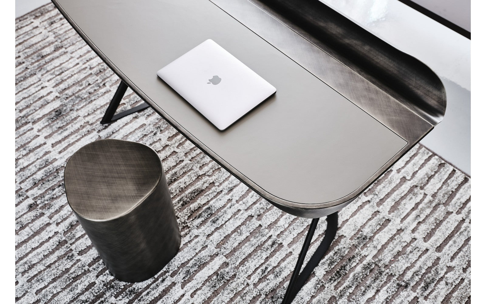 Cocoon Leather Desk