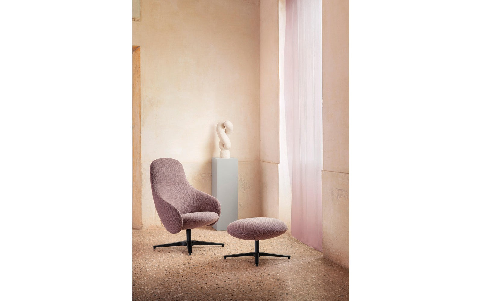 Nebula Lounge Alu Armchair